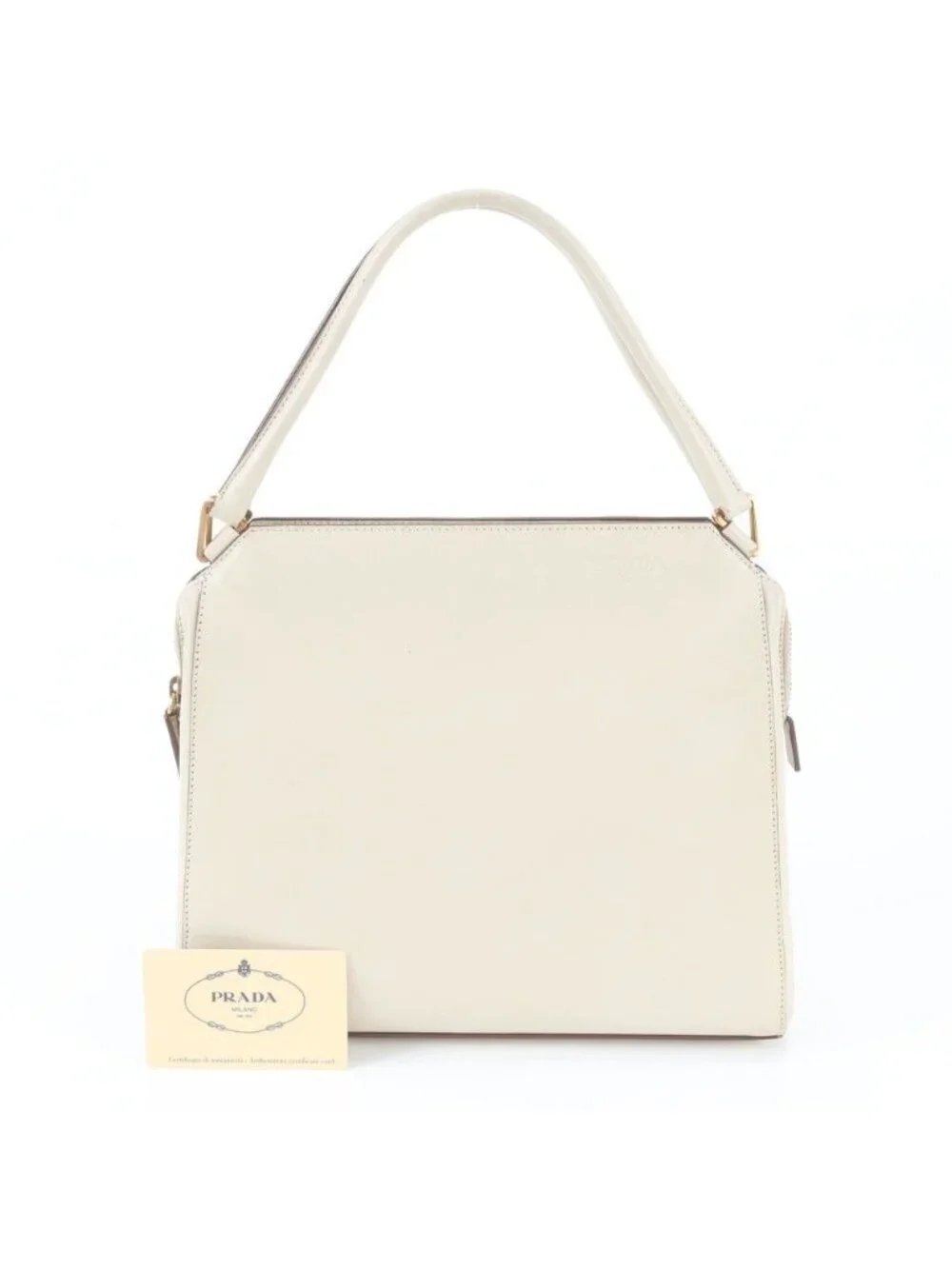 Prada Leather Handbag Tote
